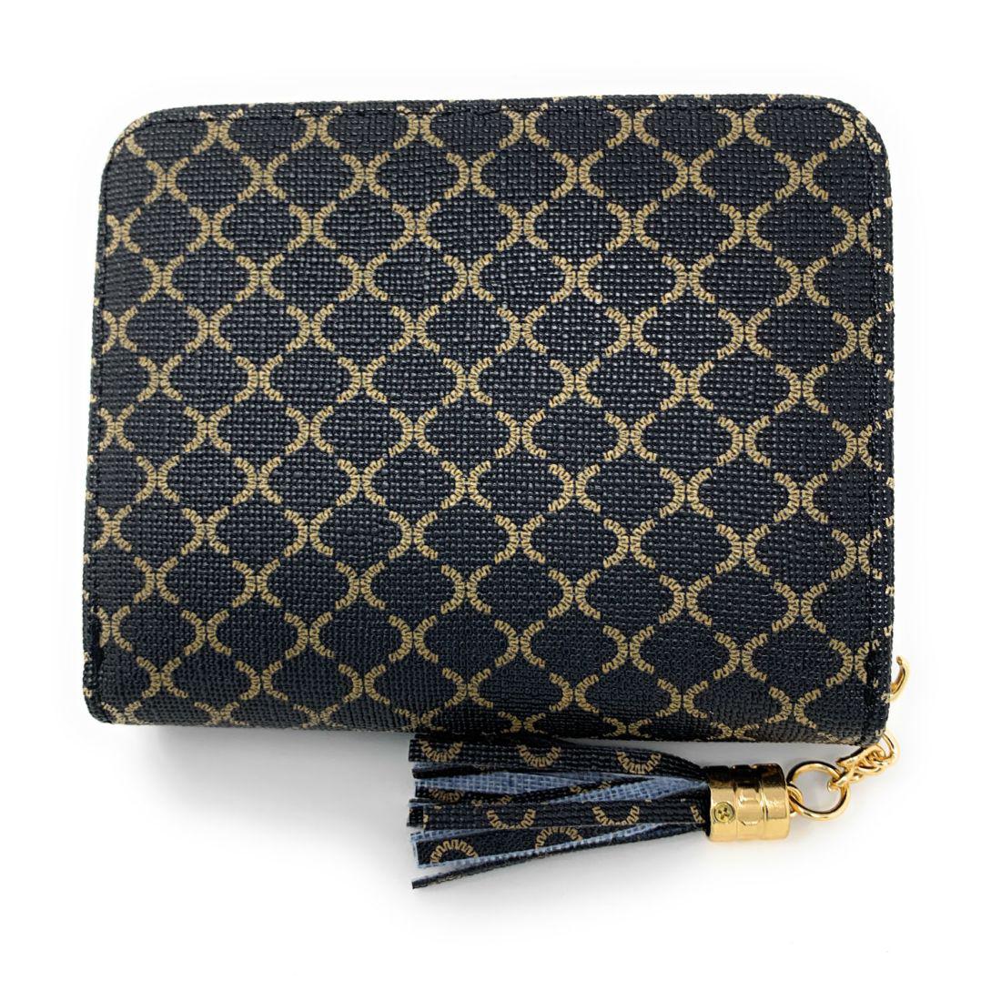 Empire Cove Stylish Printed Bifold Wallets for Women Ladies Teens Card Holder-Black-