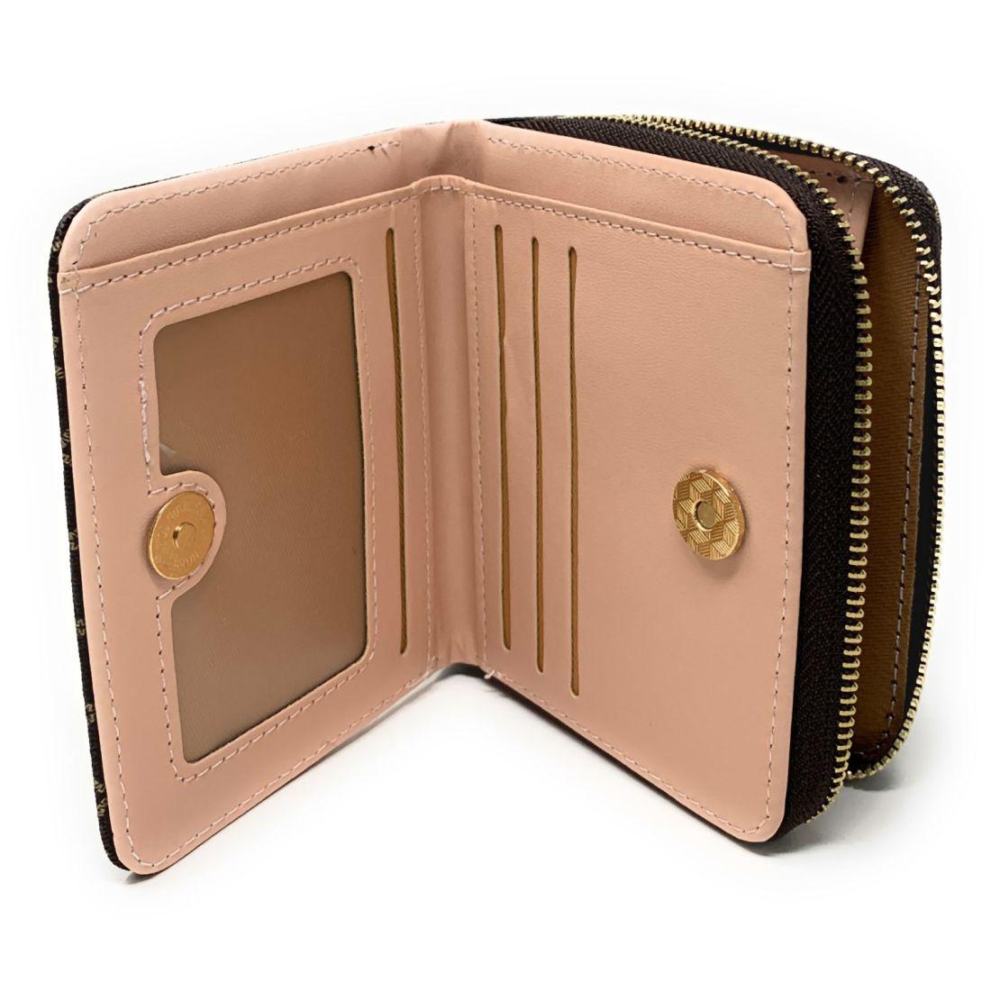 Empire Cove Stylish Printed Bifold Wallets for Women Ladies Teens Card Holder-Black-