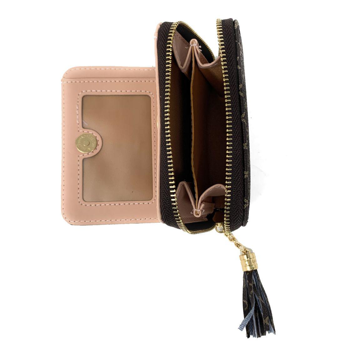Empire Cove Stylish Printed Bifold Wallets for Women Ladies Teens Card Holder-Black-