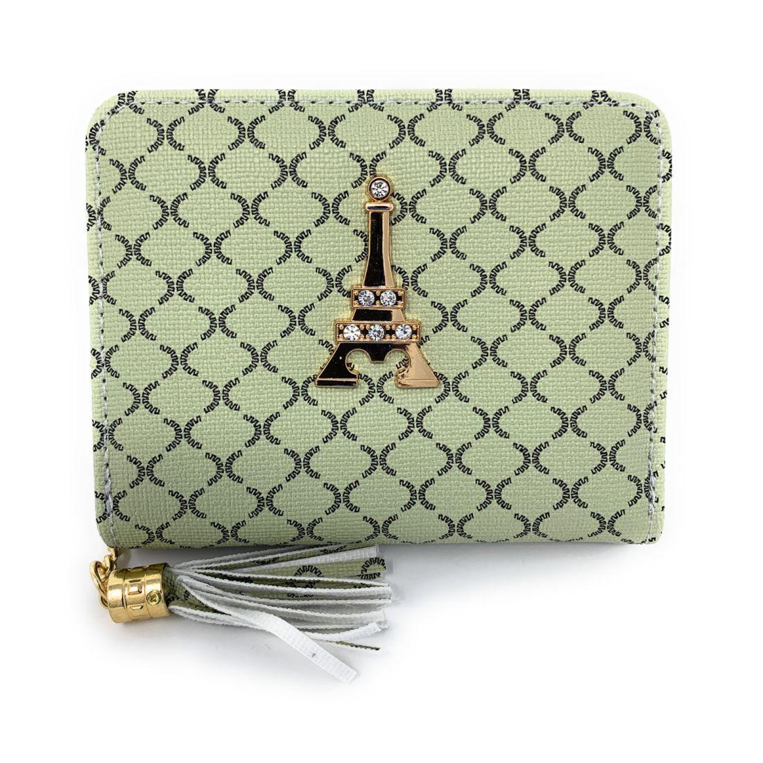 Empire Cove Stylish Printed Bifold Wallets for Women Ladies Teens Card Holder-Gray-