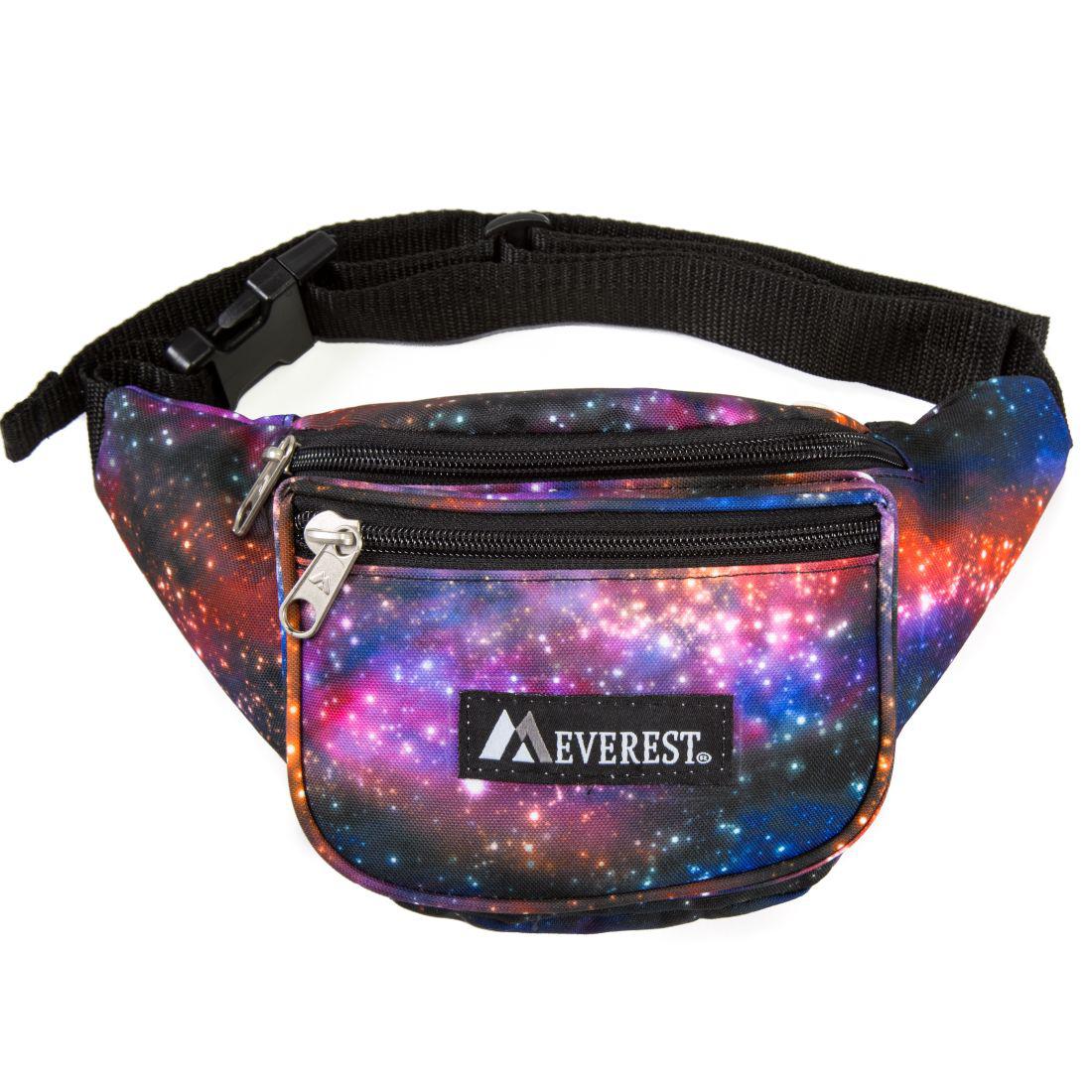 Everest Signature Pattern Waist Fanny Pack-Galaxy-