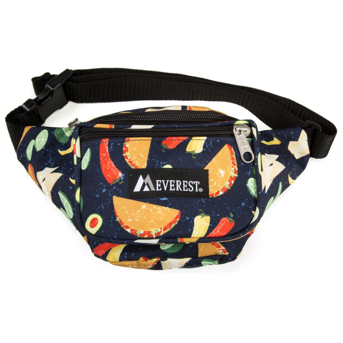 Everest Signature Pattern Waist Fanny Pack-Tacos-