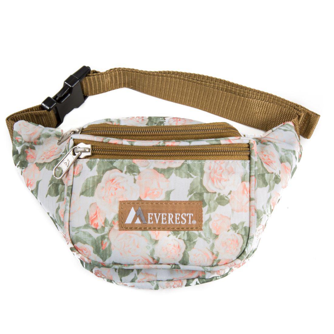 Everest Signature Pattern Waist Fanny Pack-Vintage Floral-