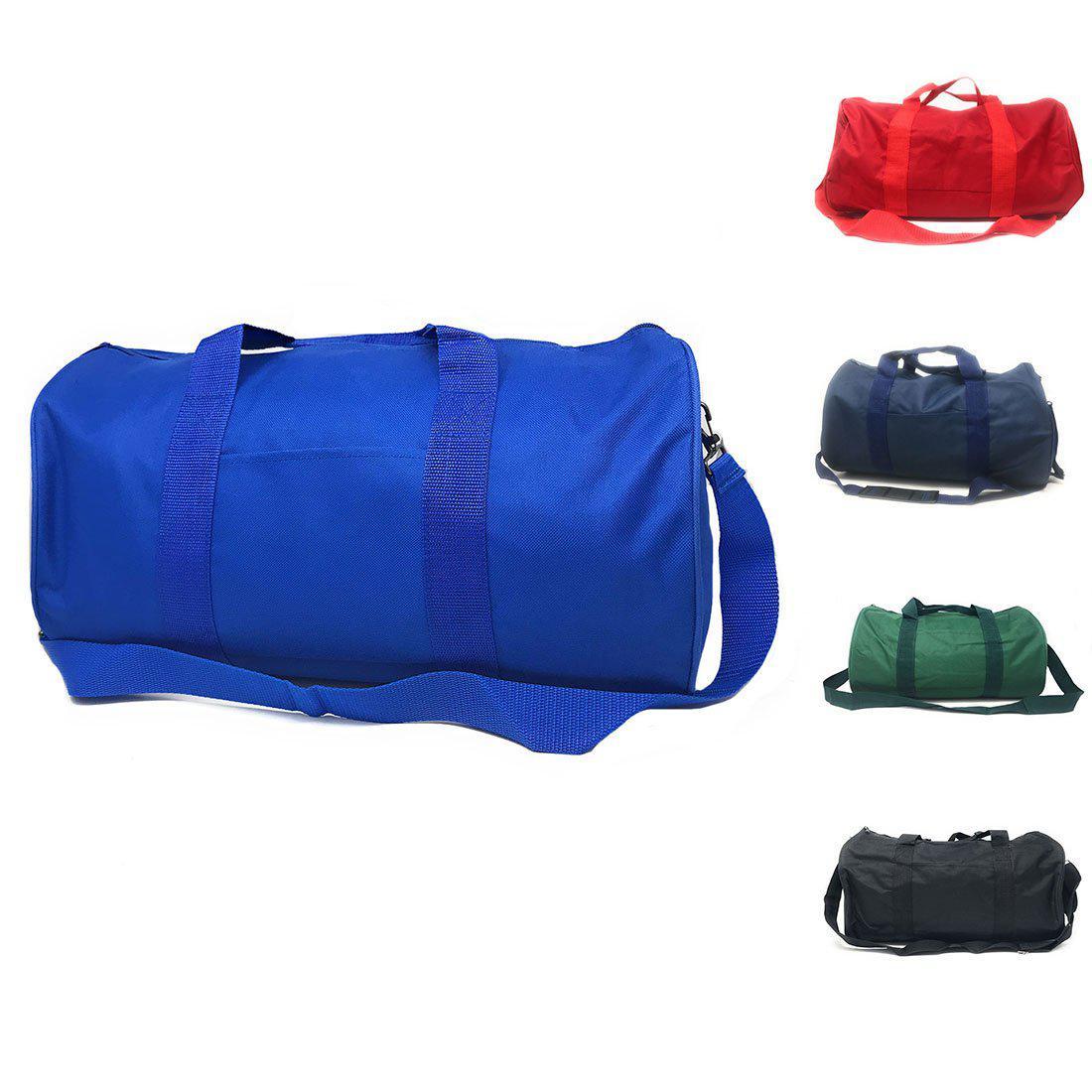 Essential Emergency Preparedness Duffle Bag 18 Inch Compact Carry On Luggage with Shoulder Strap-Black-