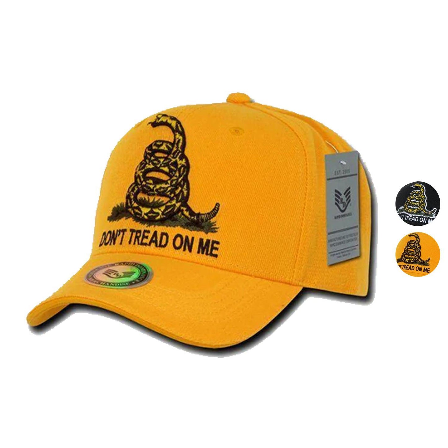 1 Dozen Gadsden Flag Don'T Tread On Me Snake Tea Party Baseball Caps Wholesale Lots-