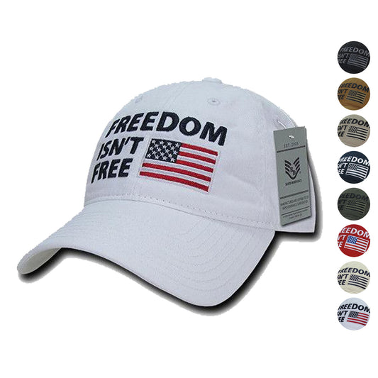 USA American Flag United We Stand Gadsden Baseball Dad Caps Hats Cotton Polo-A03-Black-