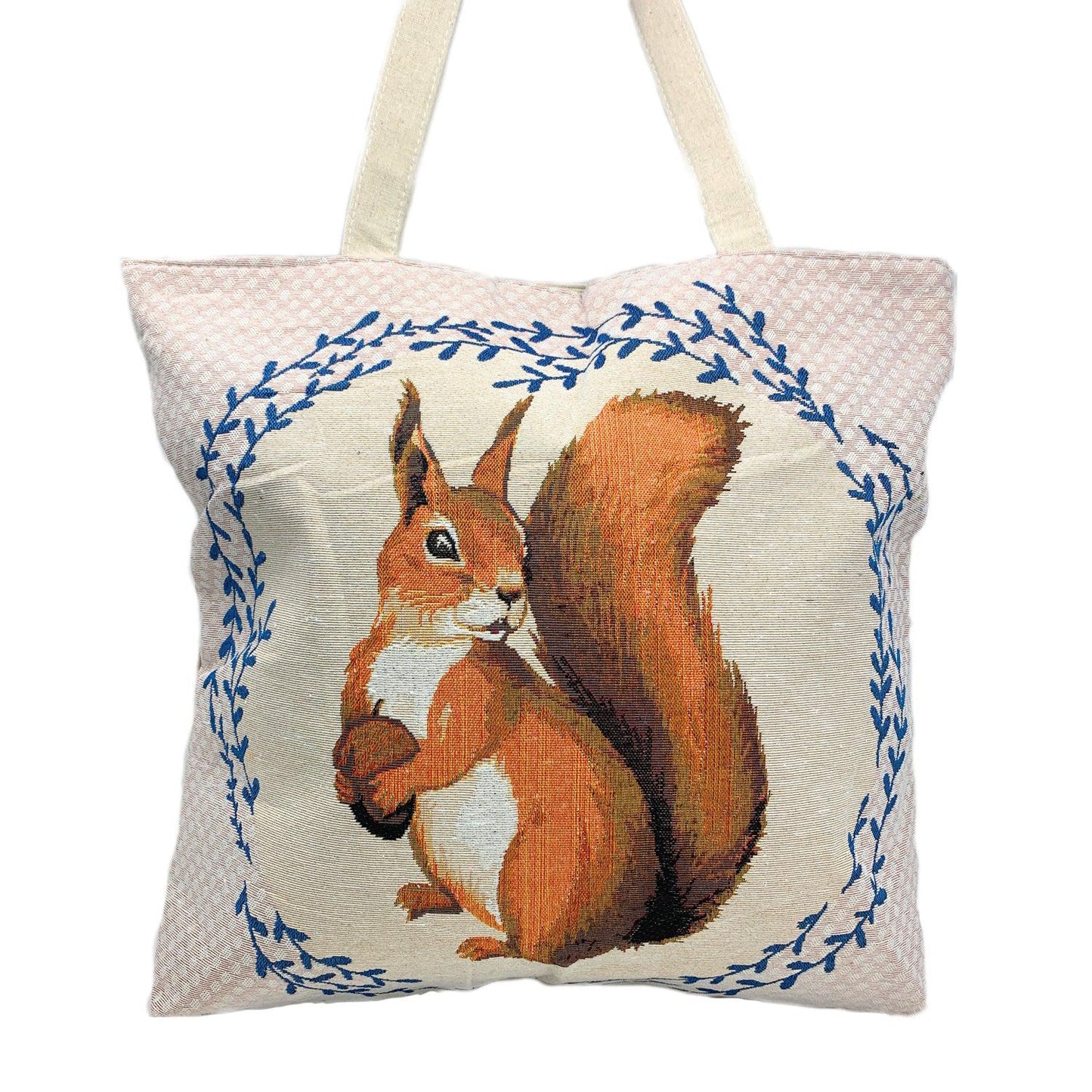 Empire Cove Designer Printed Cotton Canvas Tote Bags Reusable Beach Shopping-Dog Print-