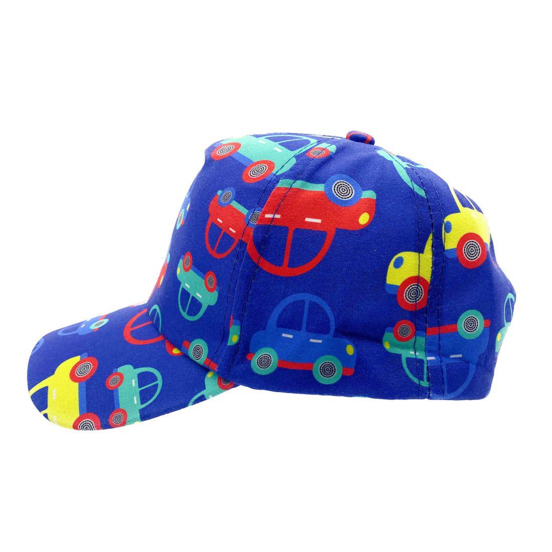 Empire Cove Kids Baseball Caps Fun Prints Hats Boys Girls Toddler-Cars-