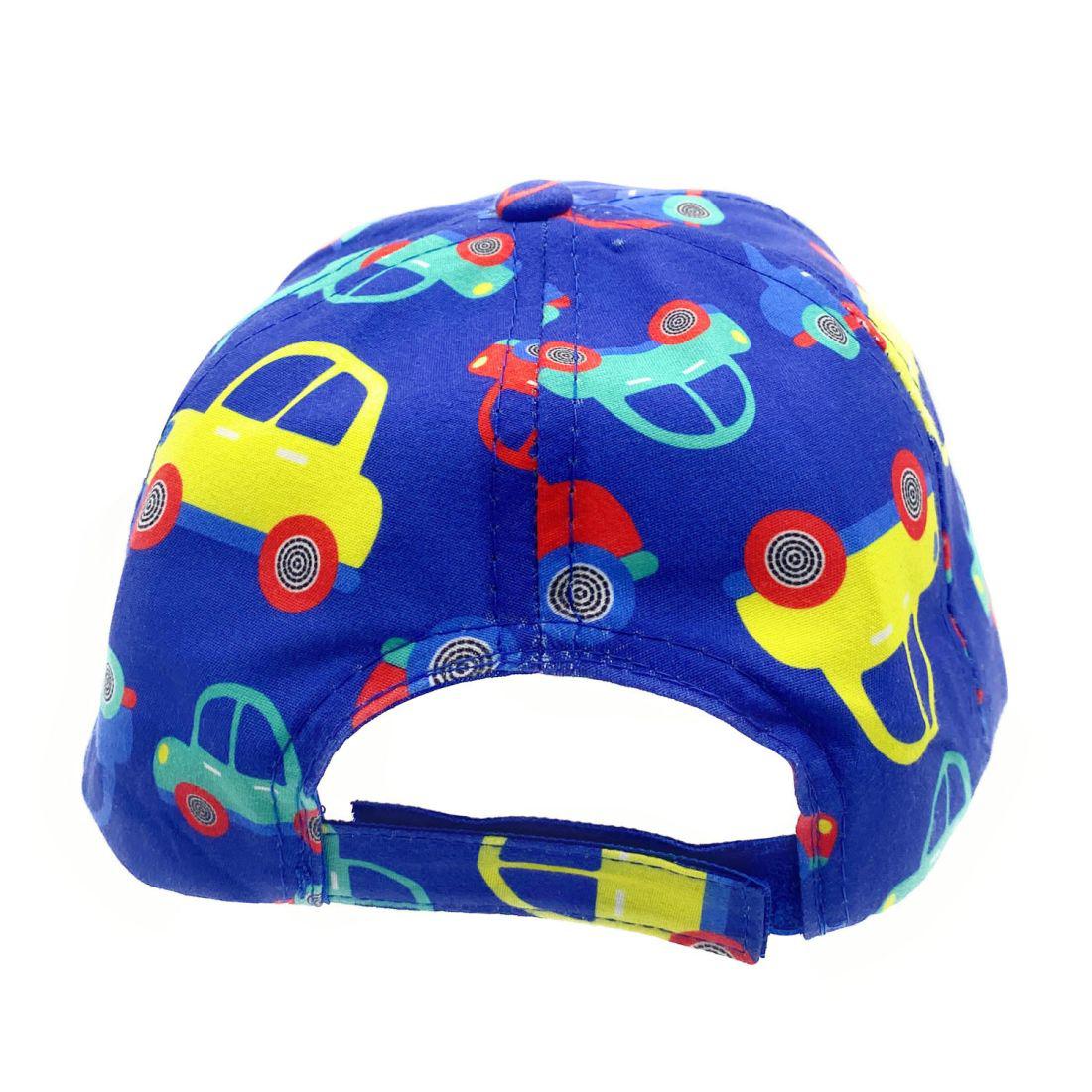 Empire Cove Kids Baseball Caps Fun Prints Hats Boys Girls Toddler-Cars-