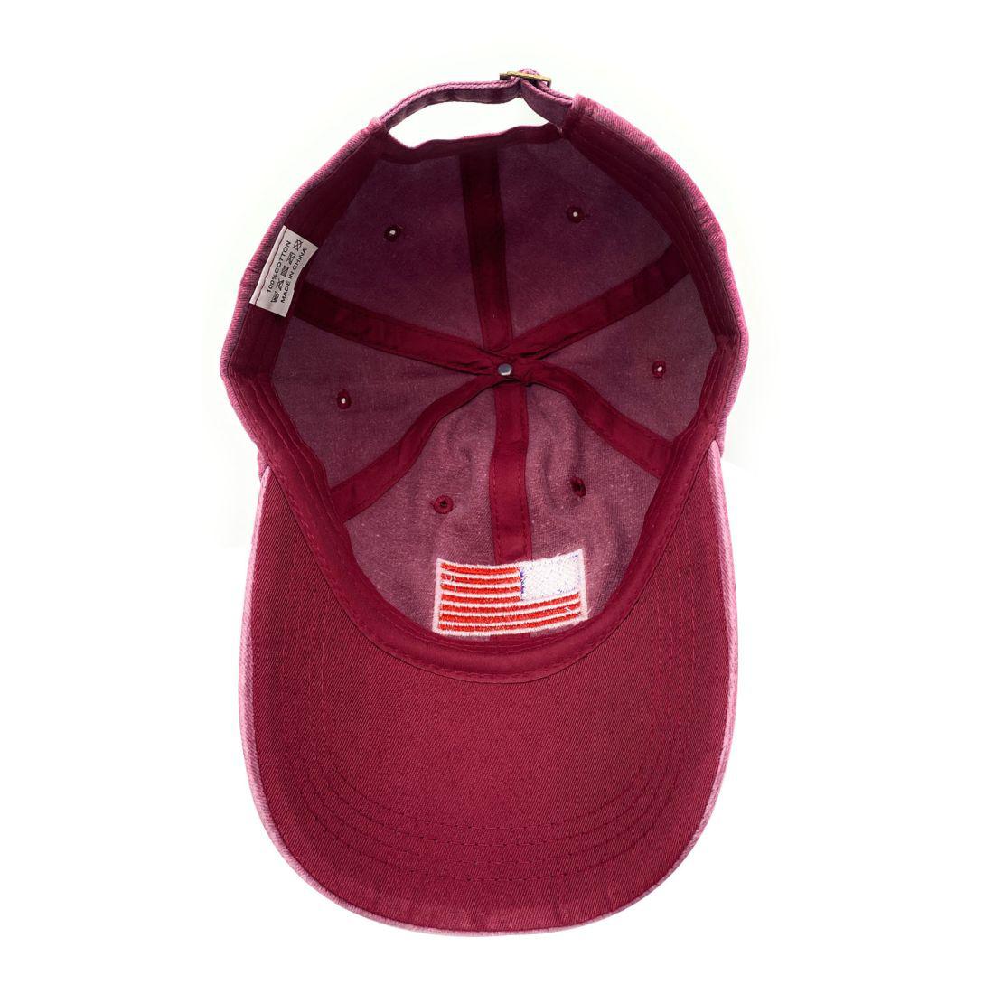 Empire Cove Washed USA Flag Cotton Baseball Dad Caps Patriotic Hats Vintage-Navy-