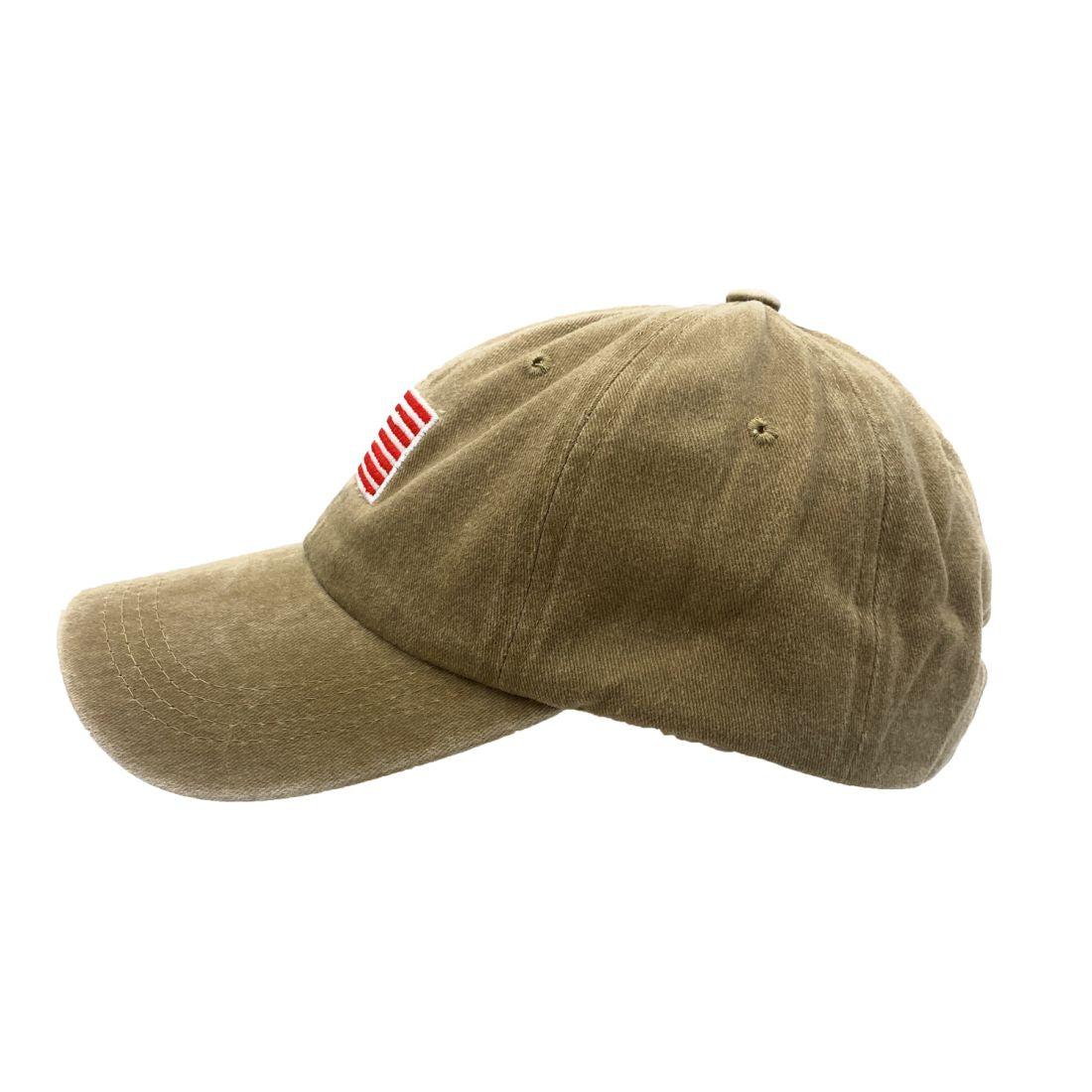 Empire Cove Washed USA Flag Cotton Baseball Dad Caps Patriotic Hats Vintage-Navy-