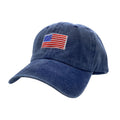 Empire Cove Washed USA Flag Cotton Baseball Dad Caps Patriotic Hats Vintage-Navy-