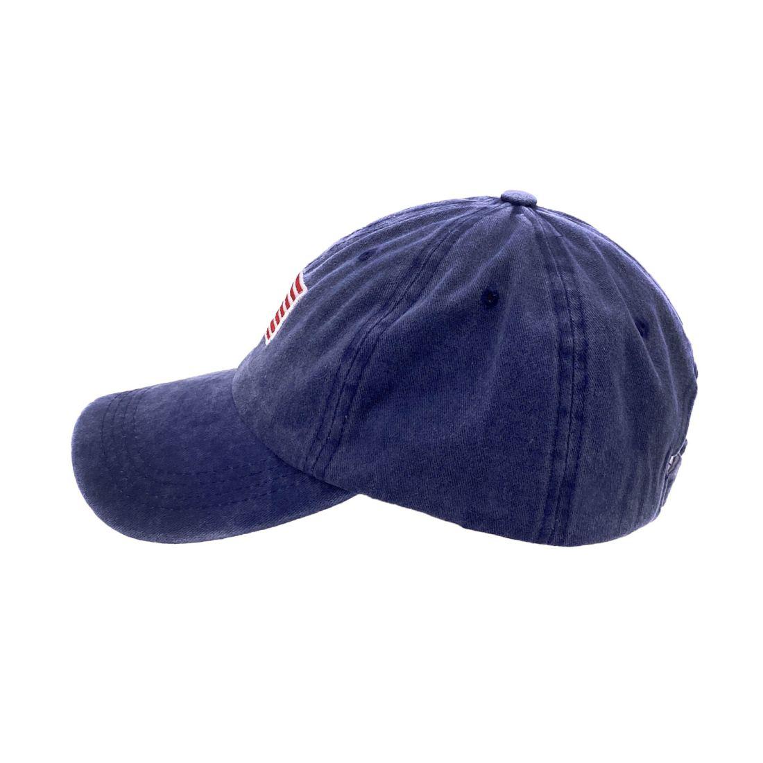 Empire Cove Washed USA Flag Cotton Baseball Dad Caps Patriotic Hats Vintage-Navy-