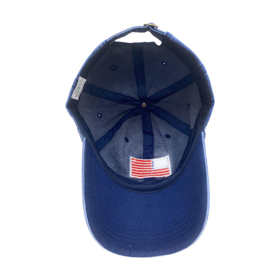 Empire Cove Washed USA Flag Cotton Baseball Dad Caps Patriotic Hats Vintage-Navy-