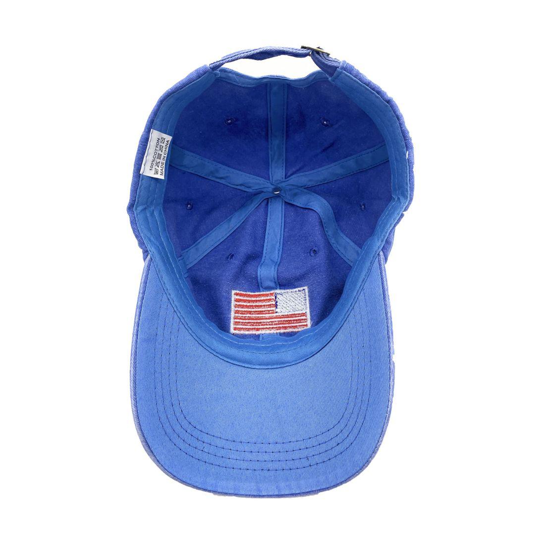 Empire Cove Washed USA Flag Cotton Baseball Dad Caps Patriotic Hats Vintage-Navy-