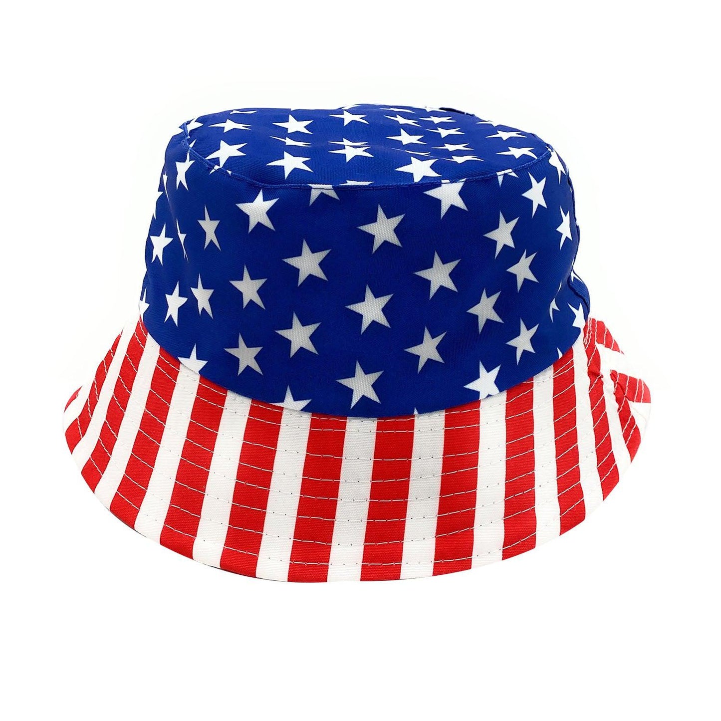 Empire Cove USA American Flag Patriotic Bucket Hat Fisherman Cap Women Men-