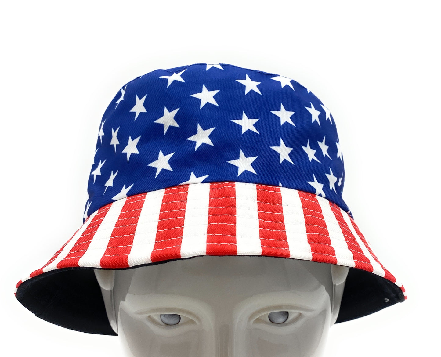 Empire Cove USA American Flag Patriotic Bucket Hat Fisherman Cap Women Men-