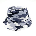 Empire Cove Camo Camouflage Print Bucket Hat Reversible Military Fisherman Cap-Grey-