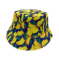 Empire Cove Fruit Designs Bucket Hat Reversible Fisherman Cap Women Men Summer-Banana-