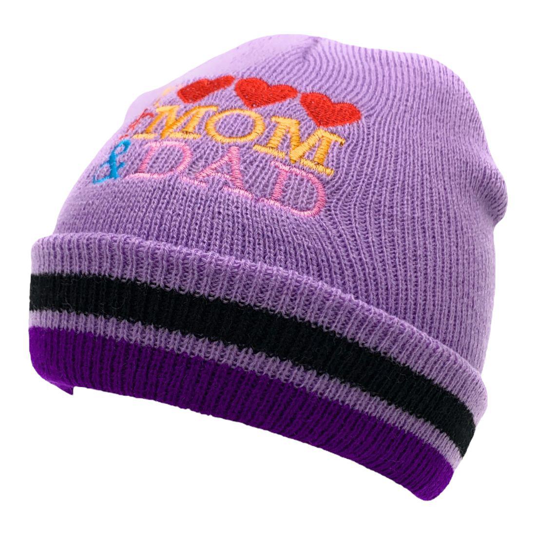 Empire Cove 3 Piece Kids Winter Knit Beanie Set Gloves Hats Scarves Girls Boys-Car-