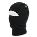 RAPDOM Full Face Mask Convertible Balaclava Poly/Elastane Cloth Reusable-Black-