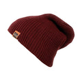 Empire Cove Long Beanie Winter Warm Solid Knit Womens Mens Unisex-Burgundy-