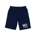 RAPDOM TS6 Fleece Gym Shorts TRL Thin Red Line Not All Heroes Wear Capes-Navy-Small-