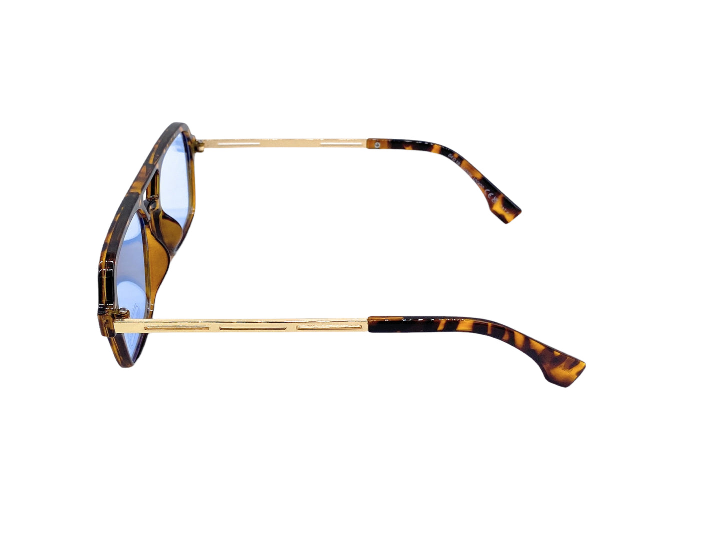 Empire Cove Aviator Sunglasses Retro Stylish Double Bridge UV Protection Driving-Black-