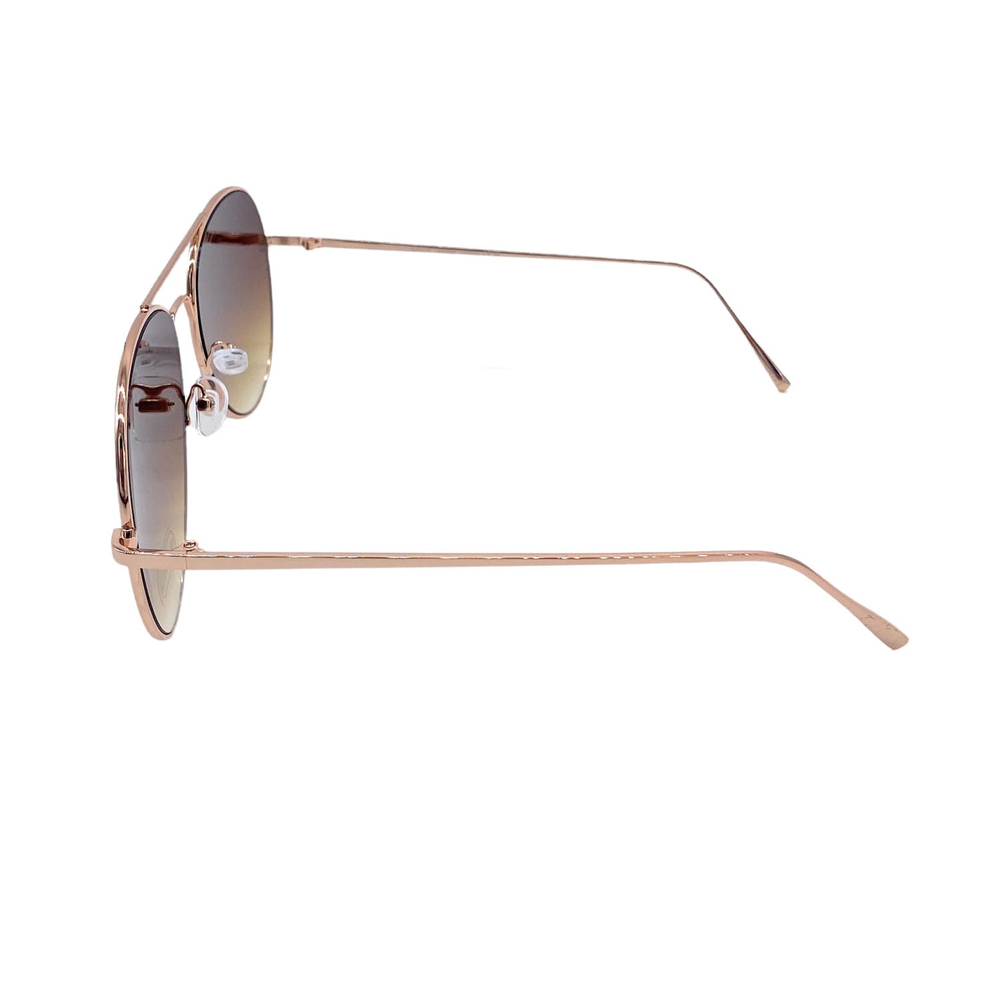 Empire Cove Classic Aviator Sunglasses Metal Frame Mirrored Lens UV Protection-Gold/Brown Gradient-
