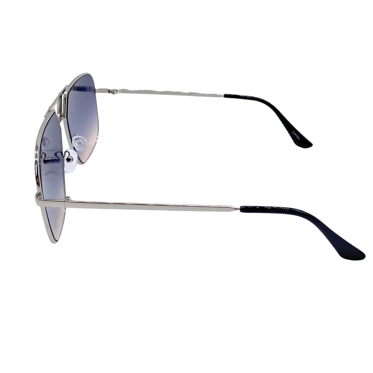 Empire Cove Oversized Aviator Sunglasses Stylish Metal Frame Gradient Shades-Gold/Brown-