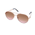 Empire Cove Classic Gradient Aviator Sunglasses Metal Frame Trendy UV Protection-Gold/Brown-
