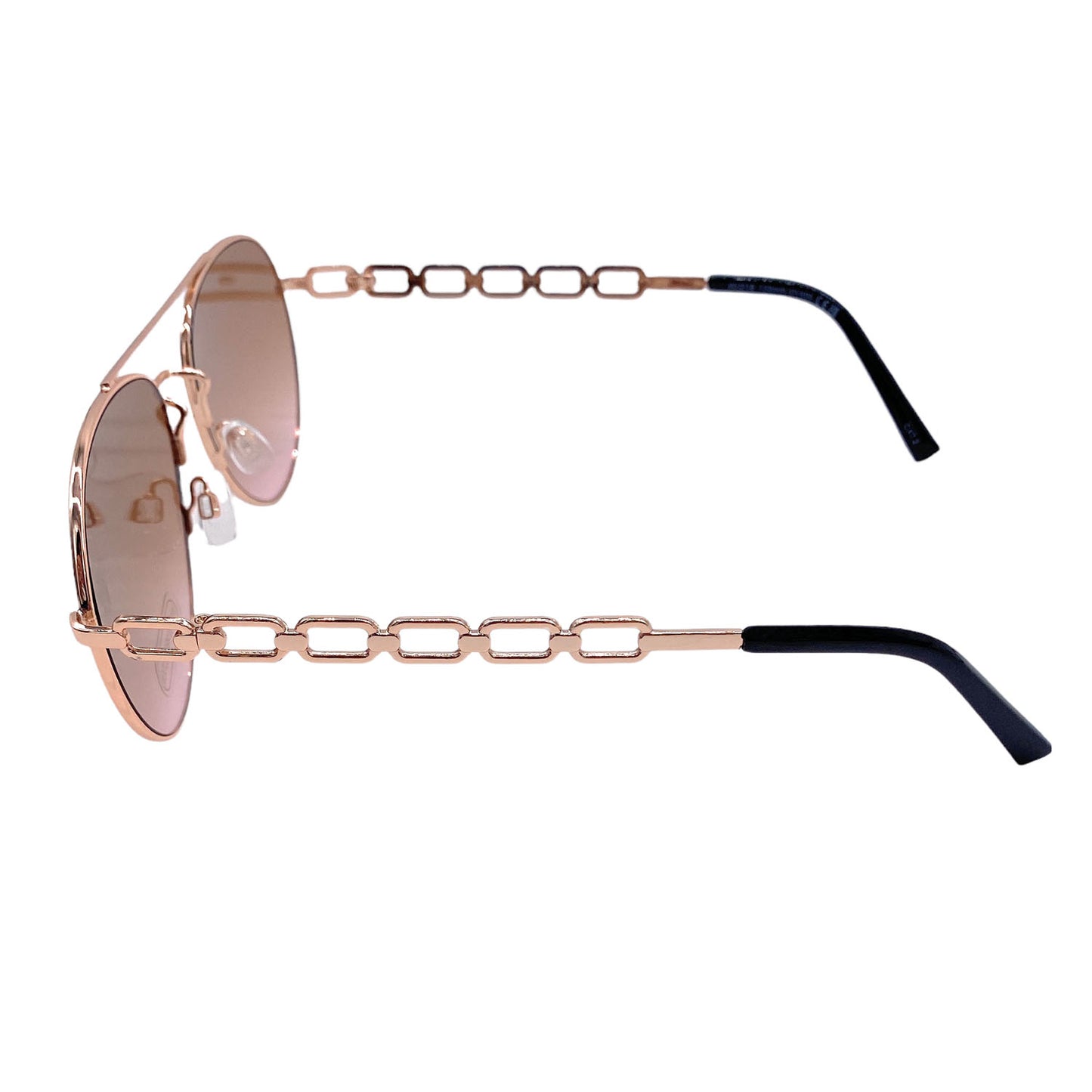 Empire Cove Classic Gradient Aviator Sunglasses Metal Frame Trendy UV Protection-Gold/Brown-