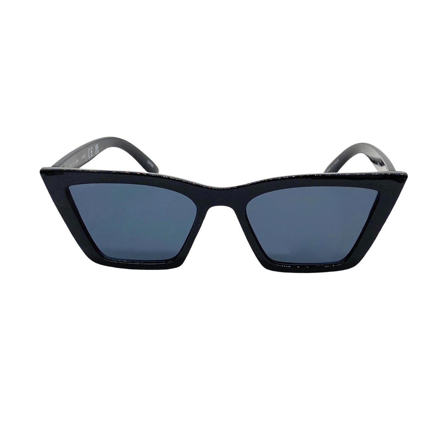 Empire Cove Square Cat Eye Sunglasses Trendy Retro Sunnies Shades UV Protection-Black-