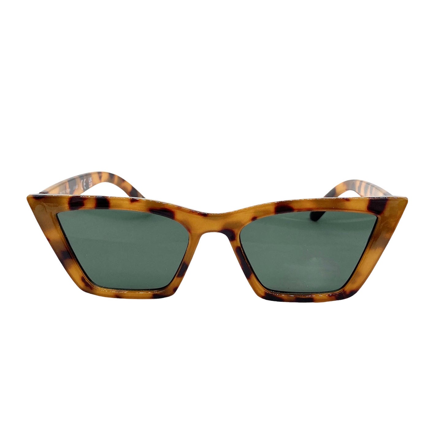 Empire Cove Square Cat Eye Sunglasses Trendy Retro Sunnies Shades UV Protection-Black-