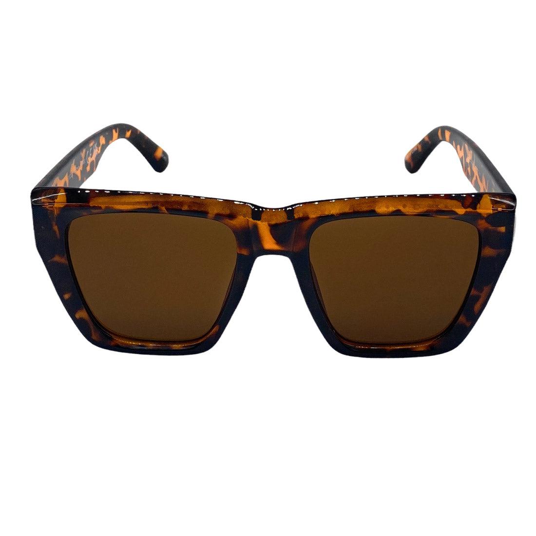 Empire Cove Sunglasses Oversized Square Stylish Trendy Sunnies Shades UV Protection-Tortoise-