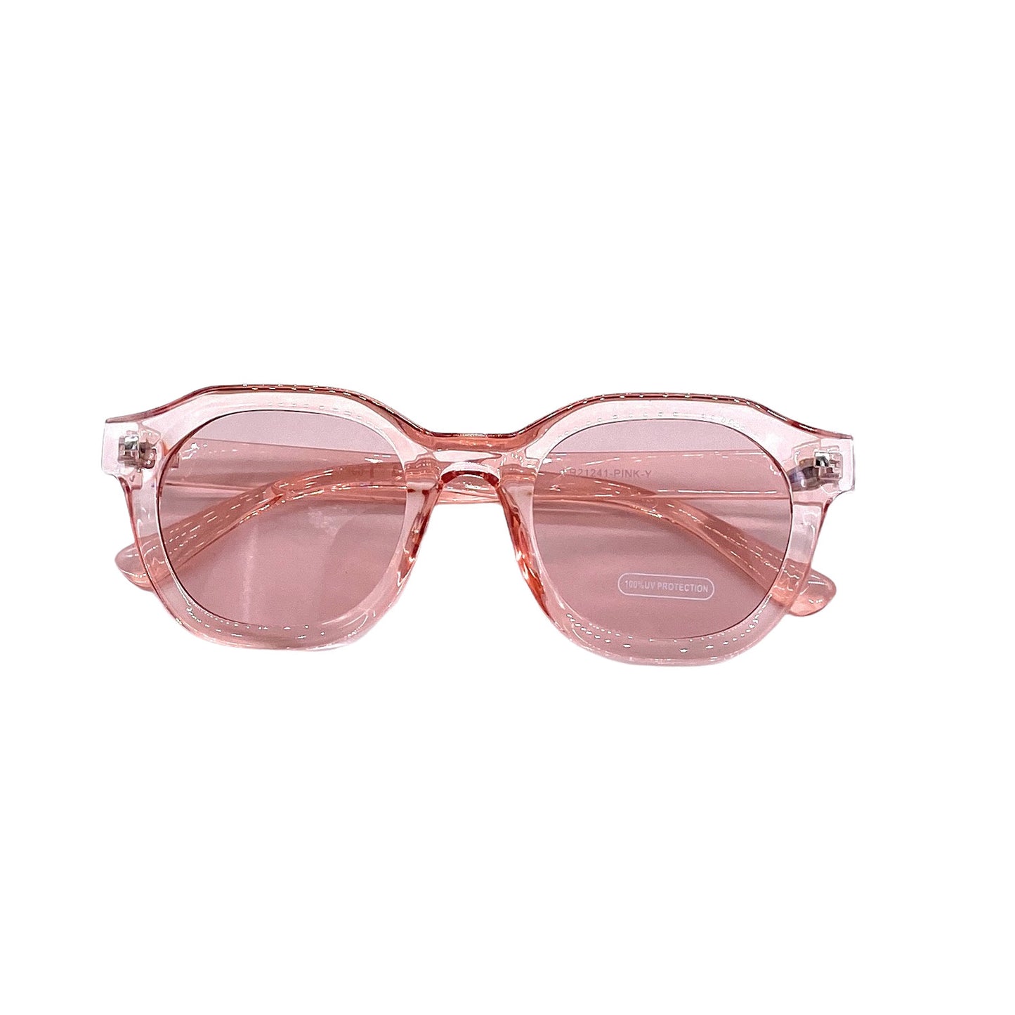 Empire Cove Round Polygon Sunglasses Retro Classic Vintage Shades Sunnies Driving-Black-