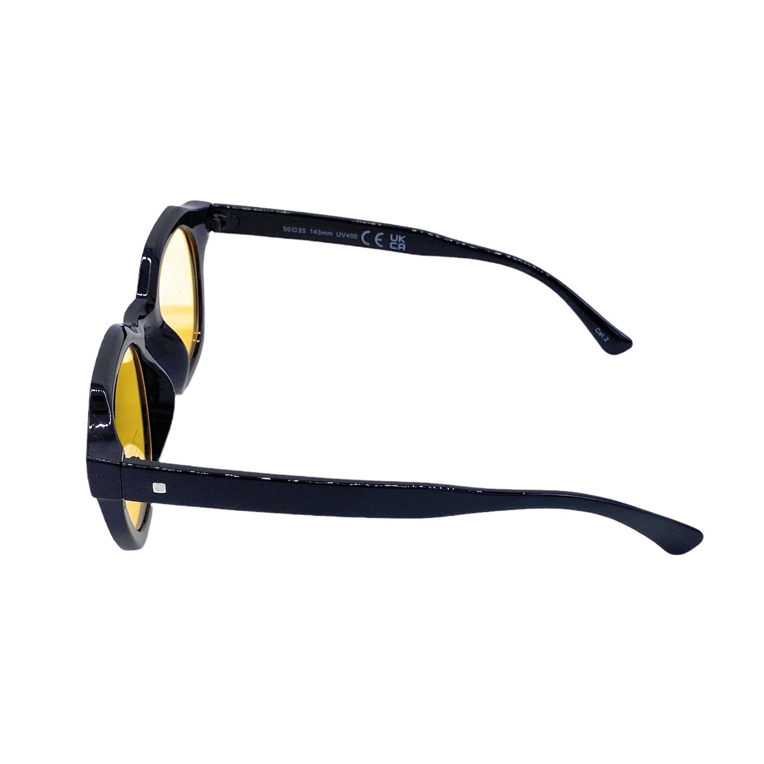 Empire Cove Round Polygon Sunglasses Retro Classic Vintage Shades Sunnies Driving-Black-