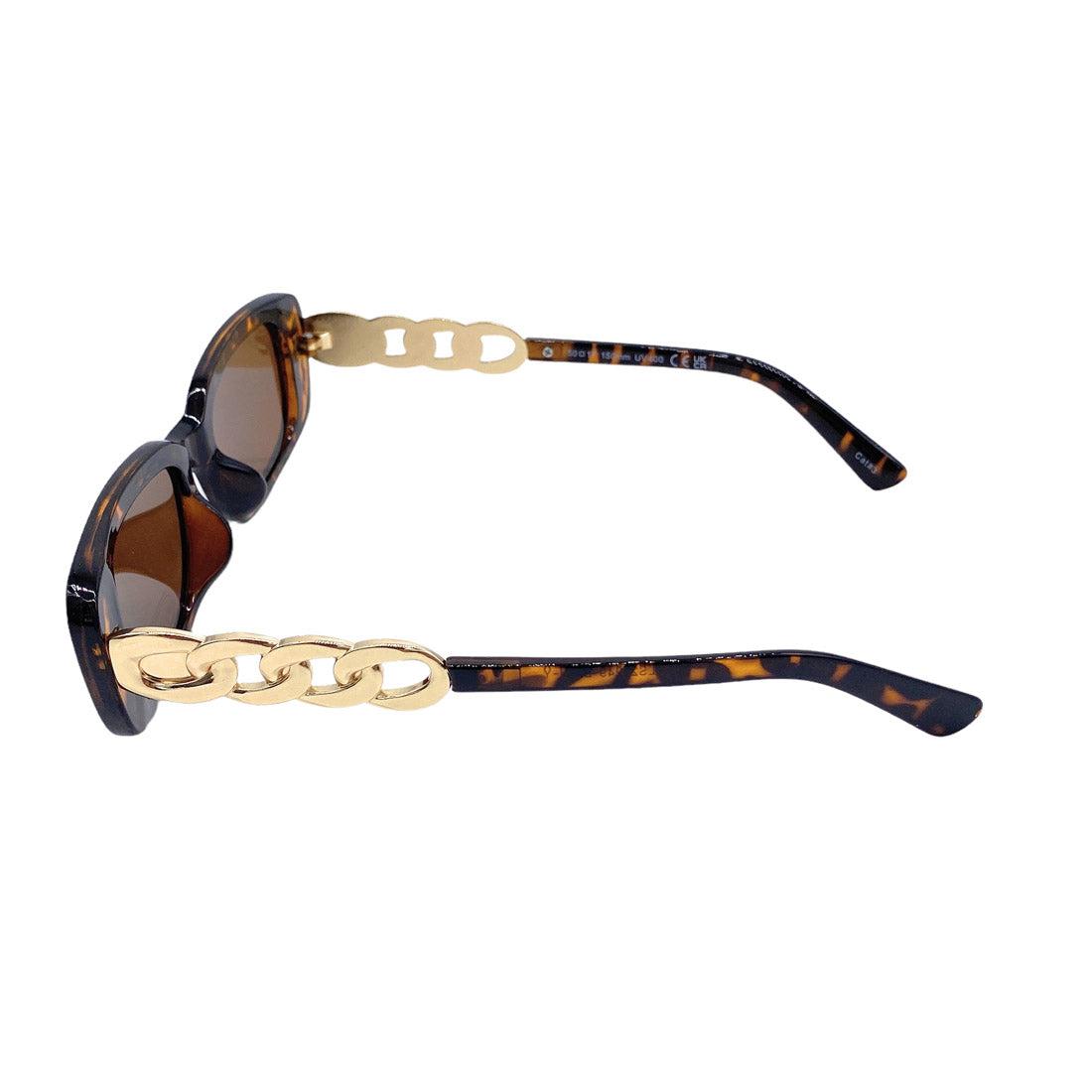 Empire Cove Rectangle Sunglasses Trendy Retro Narrow Square UV Protection Driving-Black-