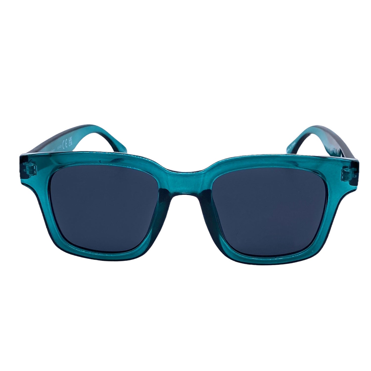 Empire Cove Classic Square Sunglasses Retro Trendy Sunnies Shades UV Protection-Teal-