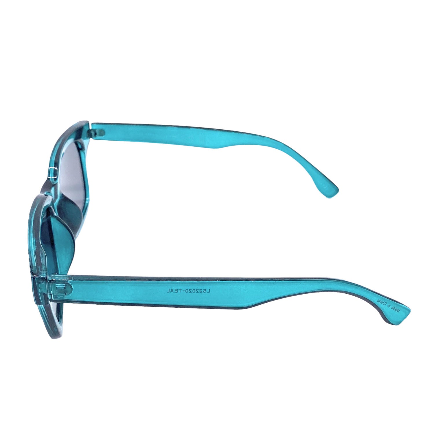 Empire Cove Classic Square Sunglasses Retro Trendy Sunnies Shades UV Protection-Teal-