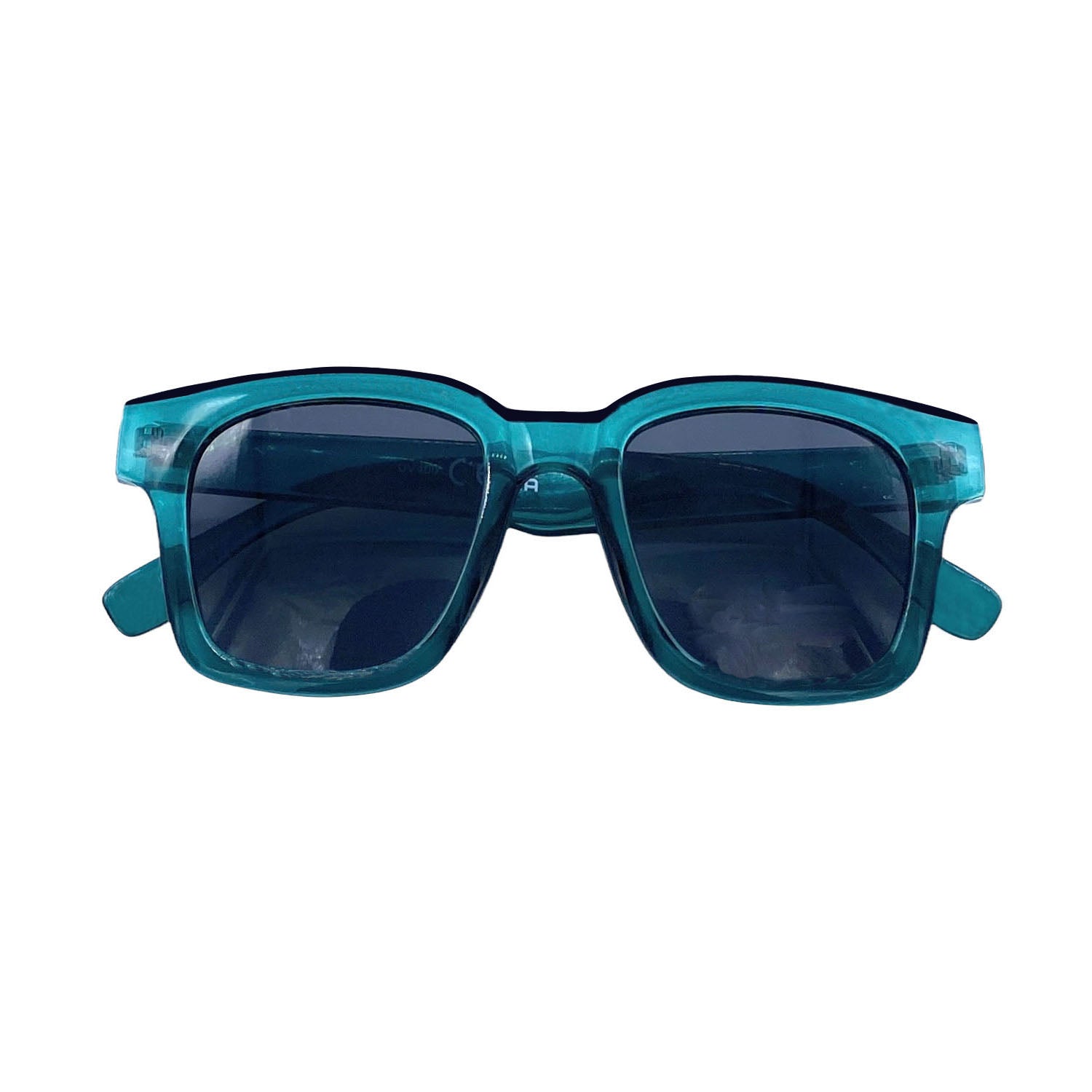 Empire Cove Classic Square Sunglasses Retro Trendy Sunnies Shades UV Protection-Teal-