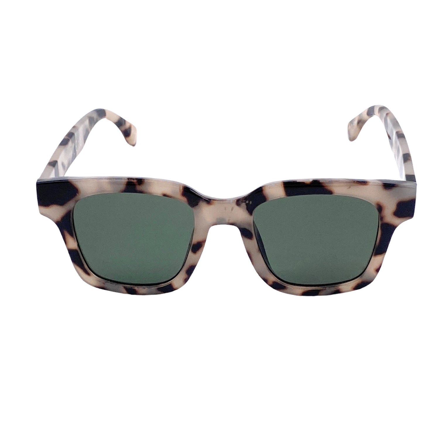 Empire Cove Classic Square Sunglasses Retro Trendy Sunnies Shades UV Protection-Teal-