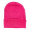 Empire Cove Warm Winter Beanies Hat Cap Men Women Toboggan Cuffed Soft Knit-Hot Pink-