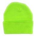 Empire Cove Warm Winter Beanies Hat Cap Men Women Toboggan Cuffed Soft Knit-Neon Green-