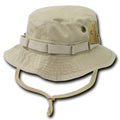 Military Style Boonie Bucket Fishing Hunting Rain Camouflage Hats Caps-Khakhi-Small (6 7/8 - 7)-