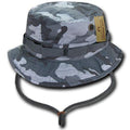 Military Style Boonie Bucket Fishing Hunting Rain Camouflage Hats Caps-URBAN-Small (6 7/8 - 7)-
