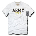 Rapid Dominance Army Air Force Navy Marines Applique Military Year T-Shirts Tees-Army - White-Regular-Small