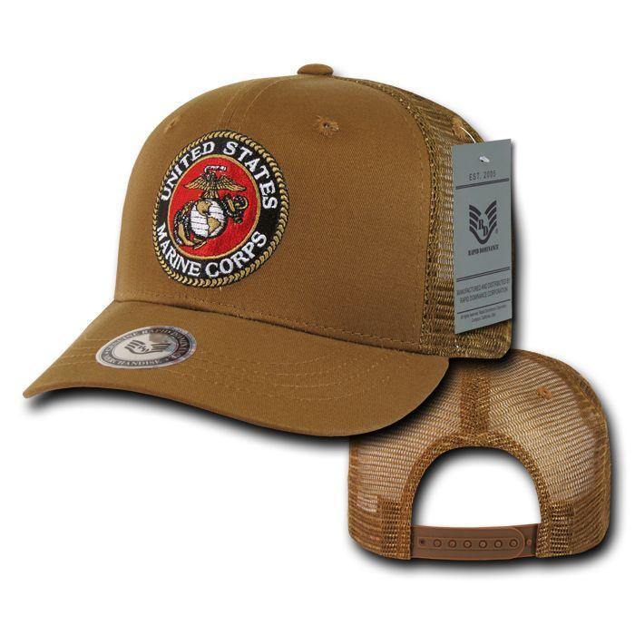 Army Air Force Navy Marines Police Security Military Back to Basics Trucker Baseball Hats Caps-AIR FORCE - NAVY-