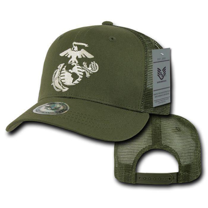 Army Air Force Navy Marines Police Security Military Back to Basics Trucker Baseball Hats Caps-AIR FORCE - NAVY-