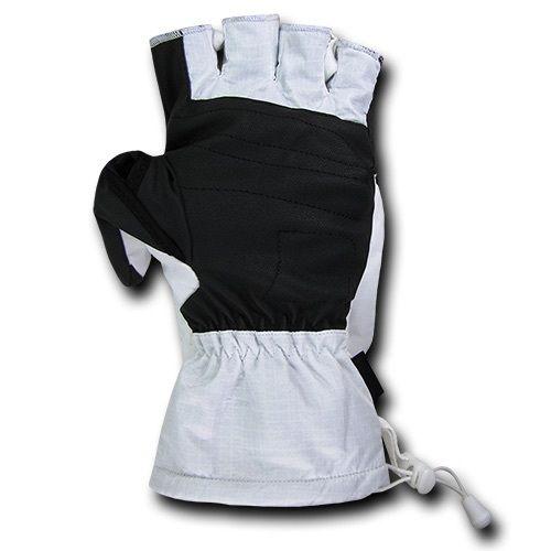 Breathable Water Proof Military Patrol Army Shooting Mitten Gloves-Black-Small-